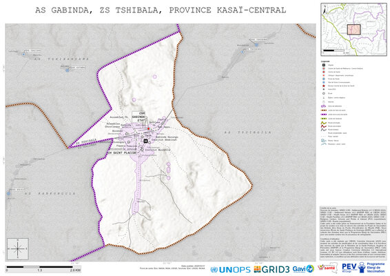 A: Gabinda, Tshibala, Luiza, Kasai-Central, COD (2025)