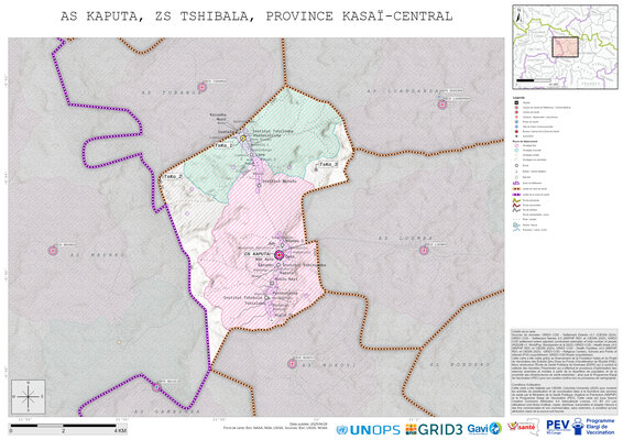 Microplanning: Kaputa, Tshibala, Luiza, Kasai-Central, COD (2025)