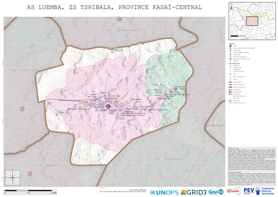 Microplanning: Luemba, Tshibala, Luiza, Kasai-Central, COD (2025)