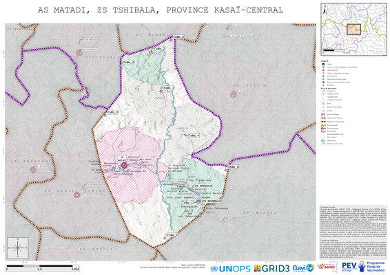 Microplanning: Matadi, Tshibala, Luiza, Kasai-Central, COD (2025)