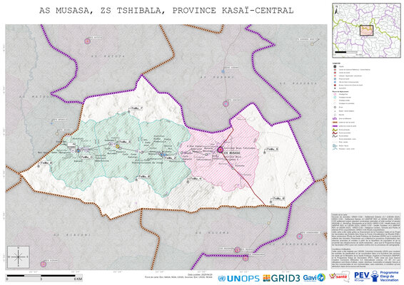 Microplanning: Musasa, Tshibala, Luiza, Kasai-Central, COD (2025)
