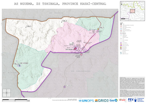 Microplanning: Nguema, Tshibala, Luiza, Kasai-Central, COD (2025)