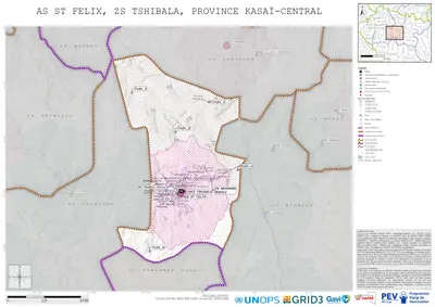 Microplanning: St-Felix, Tshibala, Luiza, Kasai-Central, COD (2025)