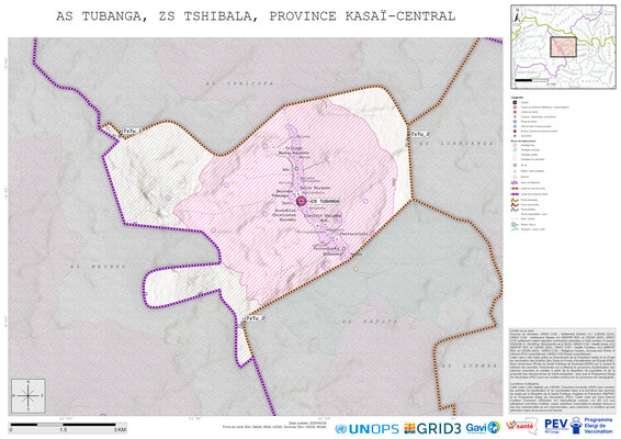 Microplanning: Tubanga, Tshibala, Luiza, Kasai-Central, COD (2025)