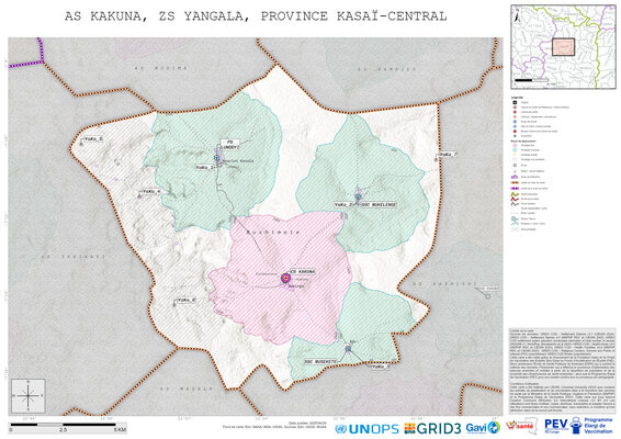 Microplanning: Kakuna, Yangala, Luiza, Kasai-Central, COD (2025)