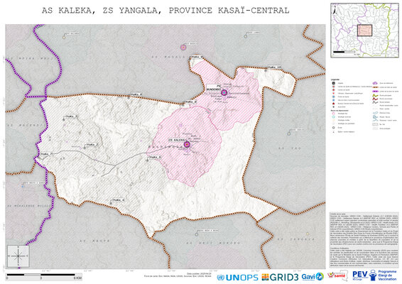 Microplanning: Kaleka, Yangala, Luiza, Kasai-Central, COD (2025)
