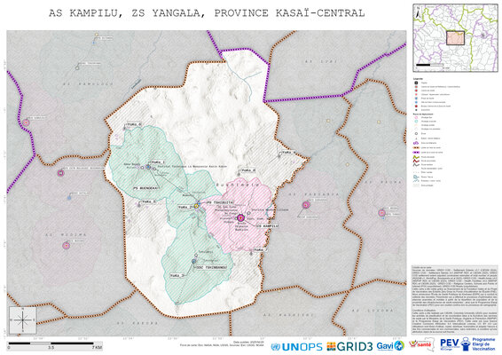 Microplanning: Kampilu, Yangala, Luiza, Kasai-Central, COD (2025)