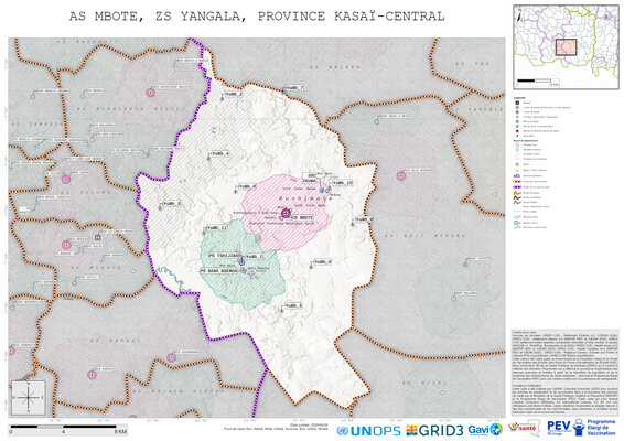 Microplanning: Mbote, Yangala, Luiza, Kasai-Central, COD (2025)