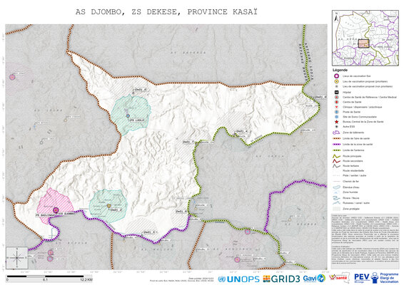 Microplanning: Djombo, Dekese, Mweka, Kasai, COD (2024)