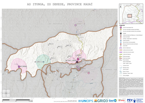 Microplanning: Itunga, Dekese, Mweka, Kasai, COD (2024)