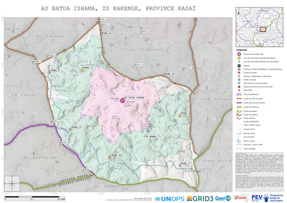 Microplanning: Batua-Ishama, Kakenge, Mweka, Kasai, COD (2024)