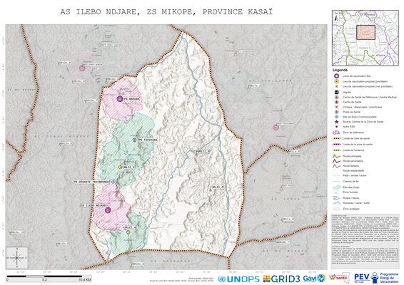 Microplanning: Ilebo-Ndjare, Mikope, Mweka, Kasai, COD (2024)