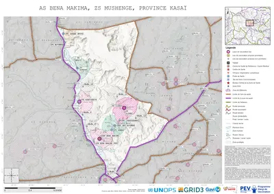 Microplanning: Bena-Makima, Mushenge, Mweka, Kasai, COD (2024)