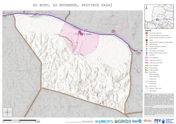 Microplanning: Bupu, Mushenge, Mweka, Kasai, COD (2024)