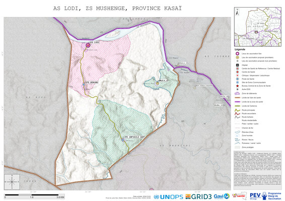 Microplanning: Lodi, Mushenge, Mweka, Kasai, COD (2024)