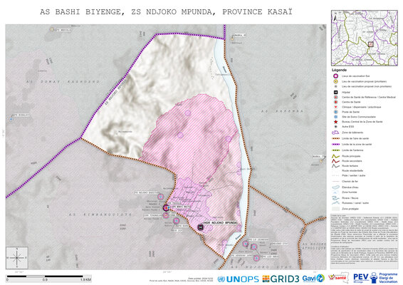 Microplanning: Bashi-Biyenge, Ndjoko-Mpunda, Mweka, Kasai, COD (2024)
