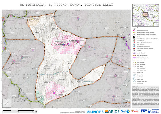 Microplanning: Kapindula, Ndjoko-Mpunda, Mweka, Kasai, COD (2024)