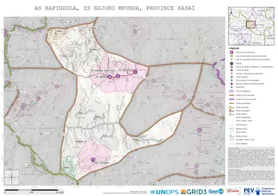 Microplanning: Kapindula, Ndjoko-Mpunda, Mweka, Kasai, COD (2024)