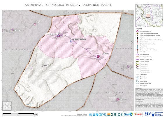 Microplanning: Mputa, Ndjoko-Mpunda, Mweka, Kasai, COD (2024)