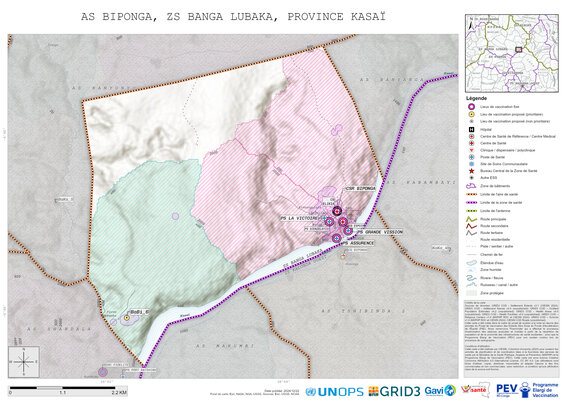 Microplanning: Biponga, Banga-Lubaka, Tshikapa, Kasai, COD (2024)