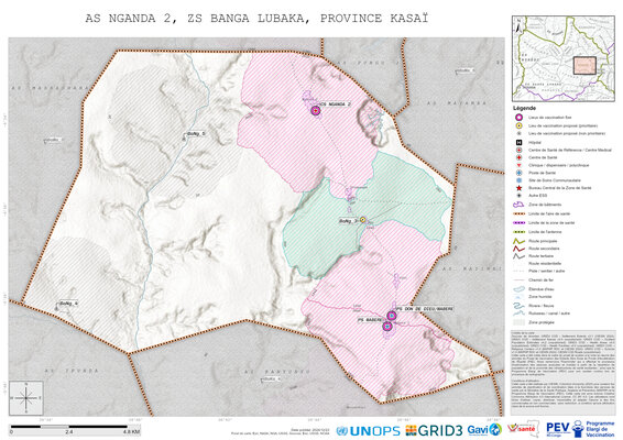 Microplanning: Nganda-2, Banga-Lubaka, Tshikapa, Kasai, COD (2024)