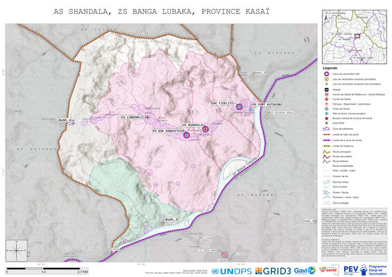 Microplanning: Shandala, Banga-Lubaka, Tshikapa, Kasai, COD (2024)