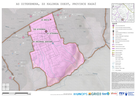 Microplanning: Ditekemena, Kalonda-Ouest, Tshikapa, Kasai, COD (2024)