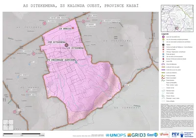 Microplanning: Ditekemena, Kalonda-Ouest, Tshikapa, Kasai, COD (2024)