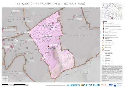 Microplanning: Kasaii-1, Kalonda-Ouest, Tshikapa, Kasai, COD (2024)