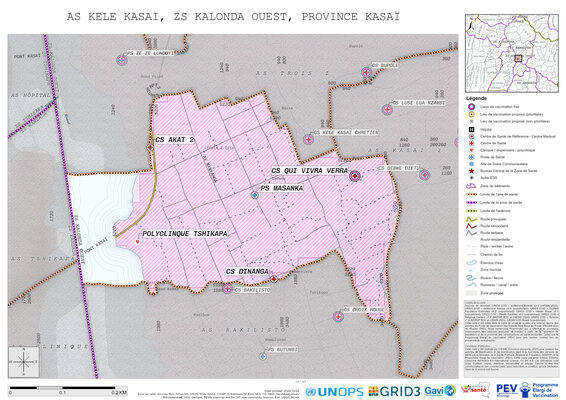 Microplanning: Kele-Kasaii, Kalonda-Ouest, Tshikapa, Kasai, COD (2024)