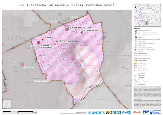 Microplanning: Tukunyema, Kalonda-Ouest, Tshikapa, Kasai, COD (2024)