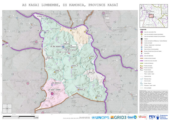 Microplanning: Kasaii-Lumbembe, Kamonia, Tshikapa, Kasai, COD (2024)