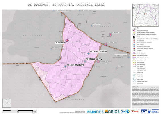 Microplanning: Kasekue, Kamonia, Tshikapa, Kasai, COD (2024)