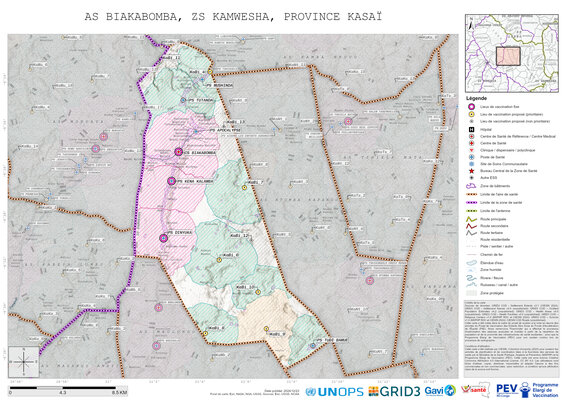 Microplanning: Biakabomba, Kamwesha, Tshikapa, Kasai, COD (2024)