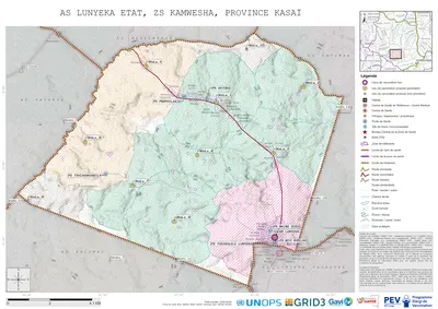 Microplanning: Lunyeka-Etat, Kamwesha, Tshikapa, Kasai, COD (2024)