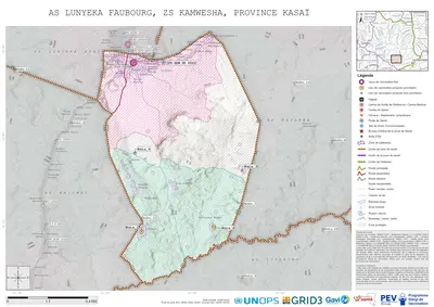 Microplanning: Lunyeka-Faubourg, Kamwesha, Tshikapa, Kasai, COD (2024)