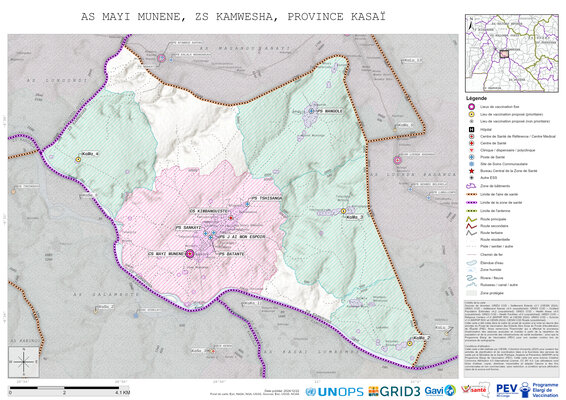 Microplanning: Mayi-Munene, Kamwesha, Tshikapa, Kasai, COD (2024)