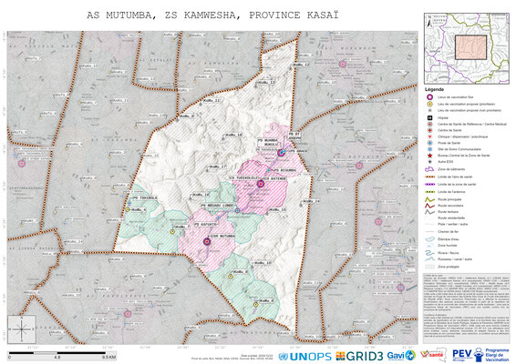 Microplanning: Mutumba, Kamwesha, Tshikapa, Kasai, COD (2024)