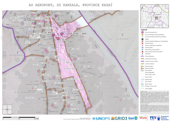Microplanning: Aeroport, Kanzala, Tshikapa, Kasai, COD (2024)