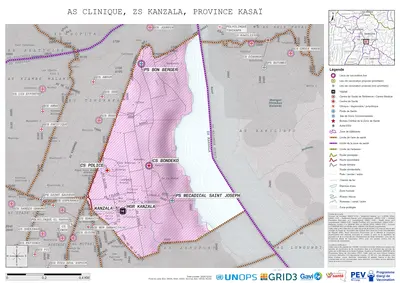 Microplanning: Clinique, Kanzala, Tshikapa, Kasai, COD (2024)