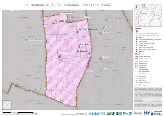 Microplanning: Mennonite-2, Kanzala, Tshikapa, Kasai, COD (2024)