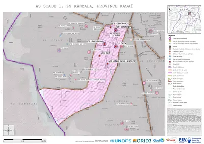 Microplanning: Stade-1, Kanzala, Tshikapa, Kasai, COD (2024)