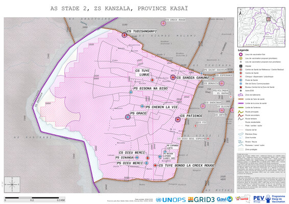 Microplanning: Stade-2, Kanzala, Tshikapa, Kasai, COD (2024)
