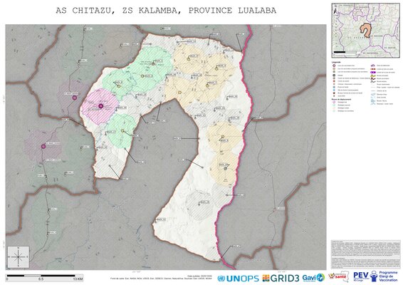 Microplanning: Chitazu, Kalamba, Kisenge, Lualaba, COD (2025)