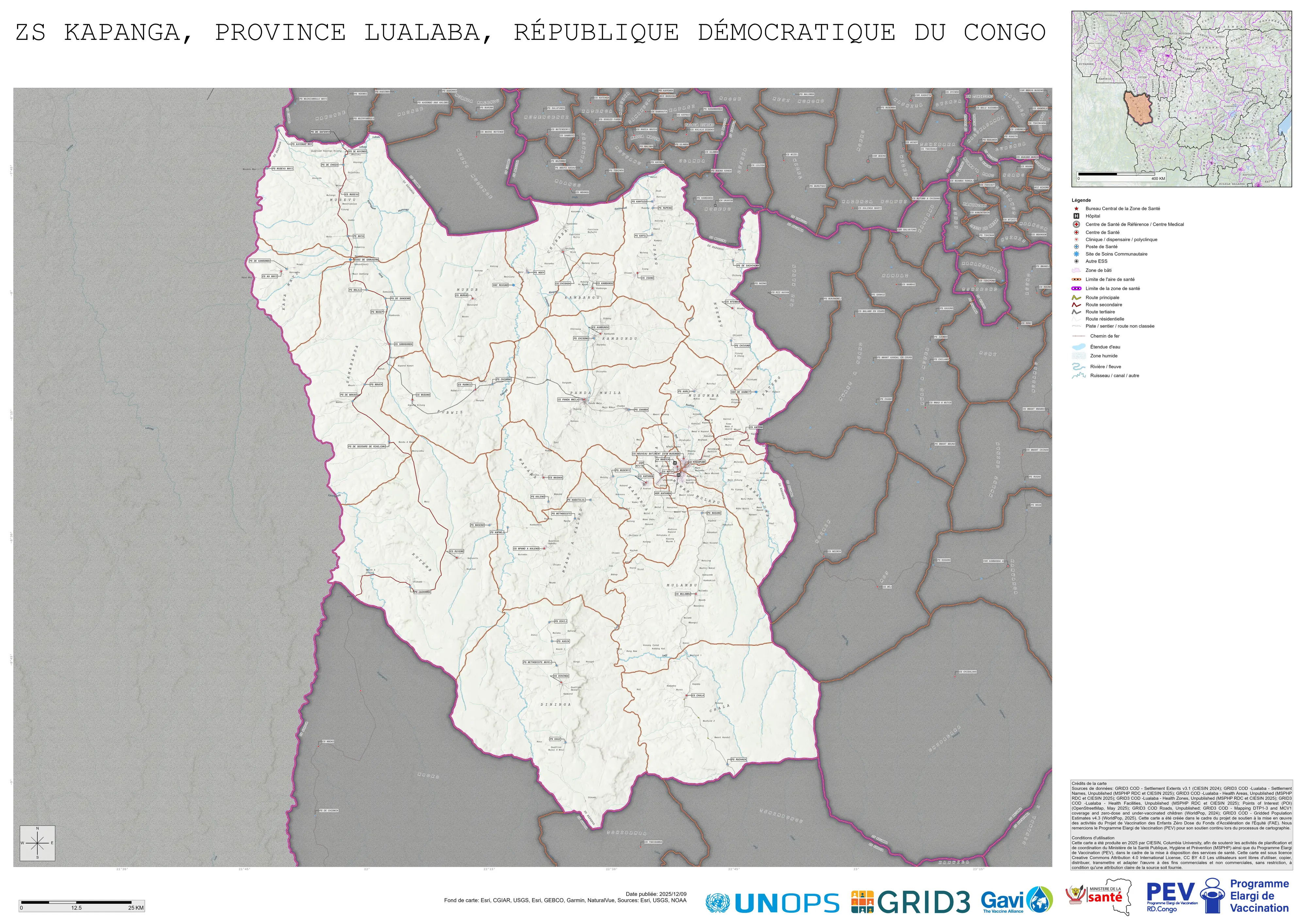 Reference: Kapanga, Kisenge, Lualaba, COD (2025)