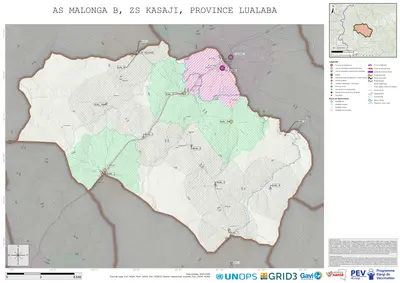 Microplanning: Malonga-B, Kasaji, Kisenge, Lualaba, COD (2025)