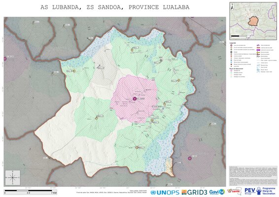 Microplanning: Lubanda, Sandoa, Kisenge, Lualaba, COD (2025)