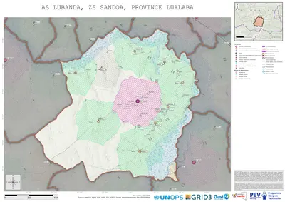 Microplanning: Lubanda, Sandoa, Kisenge, Lualaba, COD (2025)