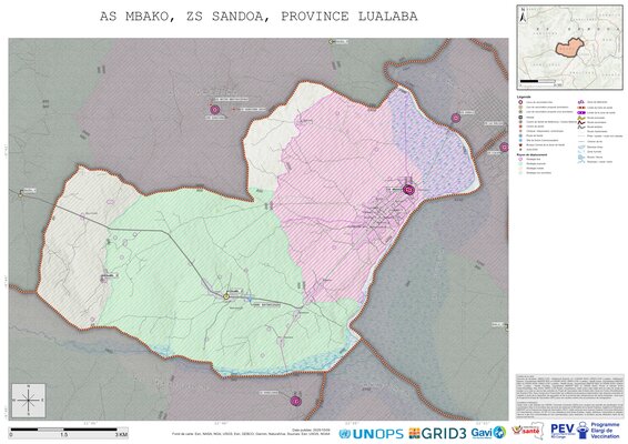 Microplanning: Mbako, Sandoa, Kisenge, Lualaba, COD (2025)