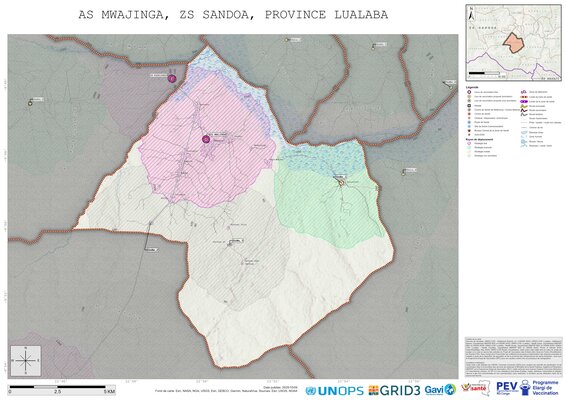 Microplanning: Mwajinga, Sandoa, Kisenge, Lualaba, COD (2025)